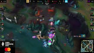 C9 FUDGE QUADRA KILL ON K'SANTE - CLOUD9 VS GOLDEN GUARDIANS | #lcs