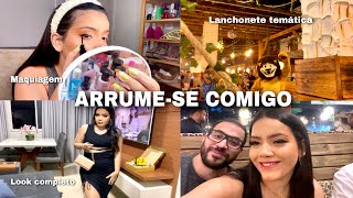 ARRUME-SE COMIGO PARA IR EM UMA LANCHONETE TEMÁTICA!😋🦁#arrumesecomigo