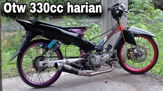 PASANG BODY STANDART DI JUPITER Z 330 CC OTW BUAT HARIAN