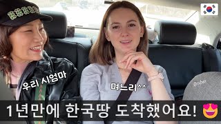 1년 만에 한국 시댁집 왔습니다! 시어머니표 집밥도 냠냠 먹었어요~ 😘😘