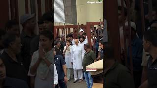 Praniti Shinde,sushilKumar Shinde at Baba Siddiqui Home #solapur #viralvideo #news