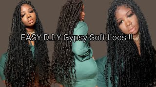 ♡ 30 Inch D.I.Y Goddess/Gypsy Soft Locs with Curly Virgin Hair !!