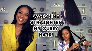 Straight Hair Tutorial 2021 #NaturallyCurlyHair #CurlyHairTutorial