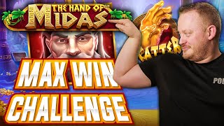 Hand of Midas 🤩 MAX WIN CHALLENGE ⏩ BONUS BUY #pacaneleonline #casino #live