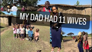 MY DAD HAD 11 WIVES ,MAASAI VILLAGE LIFESTYLE,MAASAI MARA//AFRICAN VILLAGE DAILY LIFE.