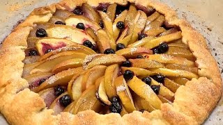 Быстрая летняя выпечка. Фруктовая галетта / Fruit Galette