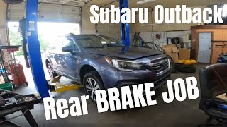 Subaru Outback Rear Brake Job