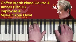 4e Online Piano Tutor | Timber Piano Improvisation | The Coffee Break Piano Course