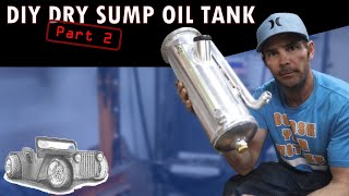 DIY DRY SUMP OIL TANK PART 2 (Turbo Hayabusa Willys Jeep Ep. 31) Limitless Builds