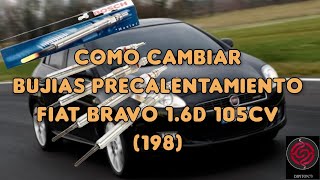 Como Cambiar Bujias Precalentamiento Fiat Bravo 1.6D 105Cv (198)