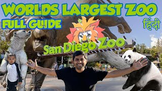 Worlds Largest Zoo | Worlds Best Zoo | San Diego Zoo Full Guide Hindi | Indians in Irvine | Daytrip