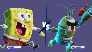 Nickelodeon All Star Brawl 2; SpongeBob VS Plankton!