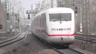 ICE Zugdurchfahrt - Bahnhof Berlin Jungfernheide - Full HD