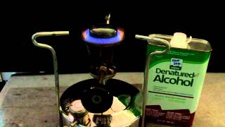 Primus 4155 Burner Converted to Burn Alcohol