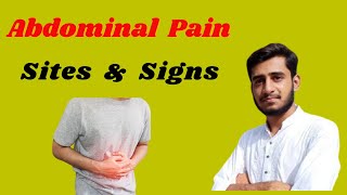 Abdominal pain Sites  & Signs in Hindi/ Urdu  @DoctorAbdulQadeer