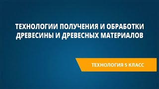 Технологии получения и обработки древесины и древесных материалов