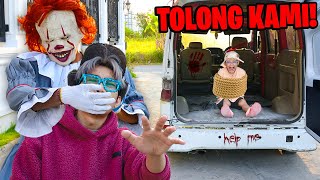 TOLONG!!! KITA DICULIK BADUT IT NAIK MOBIL VAN BALIK KAMPUNG!! SEMUA KELUARGA PANIK!