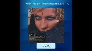 Kylie* - Red Blooded Woman (cd, Maxi, Enh) - Preloved