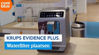 Hoe plaats je het waterfilter in jouw Krups Evidence Plus?