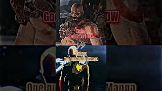 Kratos (GOW) Vs Saitama (Manga), #shorts #reccomended #shortsyoutube #trend #marvel#dc