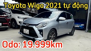 💥Xe 5 chổ cũ giá rẻ: Toyota Wigo Nhập 2021 tự động lướt 19.999km mới keng | @Dangxechat