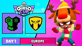 REPLY TOTEM vs TEAM QUESO | DÍA 1 EU | WINTER SPLIT QUESO CUP EDITION | Brawl Stars