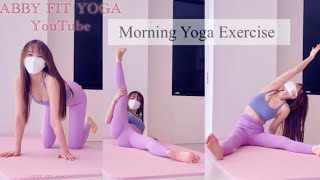 Morning Yoga Stretching 12 moves Additions @ABBY FIT YOGA ​[11 MIN] #yoga #pilates  #stretching