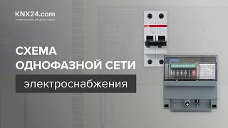 Однофазная сеть: схема подключения