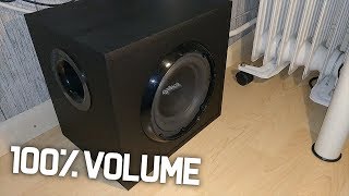 SAD MUSIC ON LOGITECH Z623 100% VOLUME!!