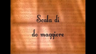 Le scale musicali al pianoforte (due ottave) - Scala di do maggiore