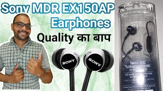 Sony MDR EX150AP Earphone Review Price Best Earphone Under 1000 | Crystal Clear Sound