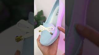 Sepatu Jelly Wanita Flatshoes Kekinian | Style Motif Tali Pita | SPT-32 #shorts #shortvideo