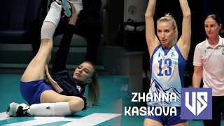 Zhanna Kaskova | Beautiful Volleyball Girl | Warming up