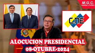 ALOCUCIÓN PRESIDENCIAL TRAS DECISION DEL CNE DE FORMULAR CARGOS A GUSTAVO PETRO