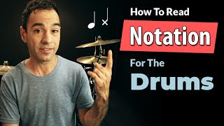 How To Read Notation For The Drums | Reading Music For Drums | Drum Notation 101