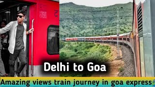 Goa express train journey/most view's this train & food review