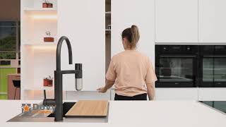 Armoire à petit déjeuner ‘Horizon Plus’ avec portes latérales | Cuisines Dovy