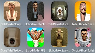 Toilet Soldier Scary | Skibidi Toilet Shooting Horror | Toilet Monster Escape Skibidi...