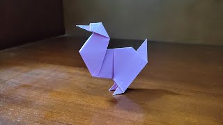 How To Make a paper Origami Goose Easy Step By Step