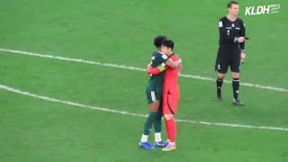 شاهد عناق لاعبين المنتخب السعودي والمنتخب الكوري والروح الرياضيه بعد المباراة في كأس آسيا قطر 2023