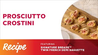 Rich Products Prosciutto Crostini Recipe Video