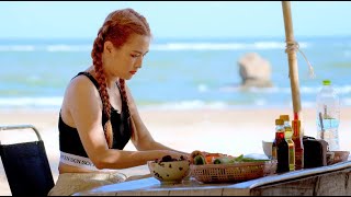 (FULL VIDEO) TRAVELS AND CAMPS & COOKING VIETNAMESE FOODS BY THE BEACH  #solocamping #cooking #asmr