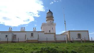 Kinnaird Head Fraserburgh Aberdeenshire Scotland, old & new lighthouses, boats, foghorn & Wine Tower