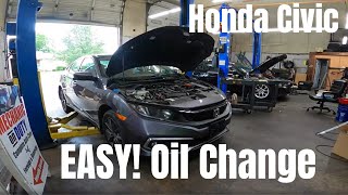 Honda Civic Oil Change for Dummies