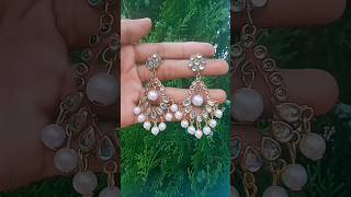 DIY beautiful earrings ## 🤩💖💕 ## Handmade earrings # earrings # shorts # yt shorts