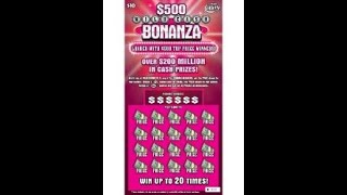 $10 - $500 WILD CASH BONANZA! WIN! Scratch Off Bengal cat! WIN!