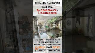 DIJUAL Rp.5M #rumah Terawat Siap Huni Asri di Taman Yasmin #bogor ☎️ 0877 7756 8484 #inforumahbogor