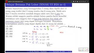 SIMAK UI 2024, Soal Asli