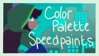 Color Palette Speedpaints (blood warning)