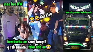 😂mas bre full kejutan karnaval dampit,mas bre KW yg hadir•mas david senyum²,k5 maximal juga hadir .